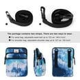 thumbnail image 2 of HAWEE Multifunction Phone Bag One Shoulder Phone Waist Bag Diagonal Cross Bag Smart Phone Case Outdoor Bag Triple Zip Hipster, 2 of 6