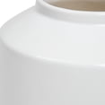 thumbnail image 3 of Uttermost Illumina Contemporary Ceramic Abstract Vases in White (Set of 2), 3 of 3