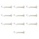 thumbnail image 4 of 10 Piezas de La Puerta de Aislada Maneja Resistente Al Desgaste Conveniente con Primavera, 4 of 9