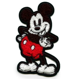 Cartoon Mickey Mouse towel embroidered size Mickey patch autumn and winter  sweater baseball uniform decorative embroidery