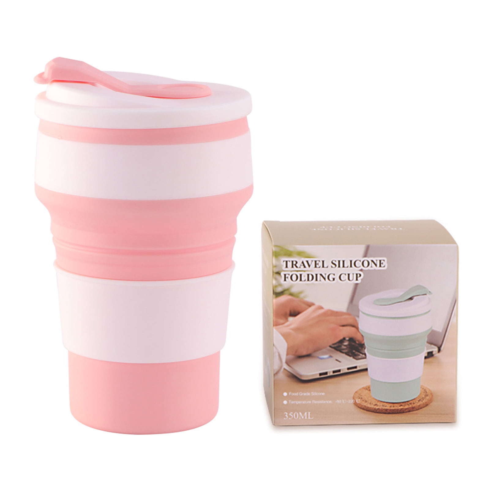 Details about   Portable Silicone Retractable Folding Cup Telescopic Collapsible Outdoor Green 