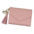 thumbnail image 2 of Cartera de cuero de estilo , monedero, tarjetero, con múltiples tarjetas Rosa cro Soledad Monedero pequeño corto para mujer, 2 of 7