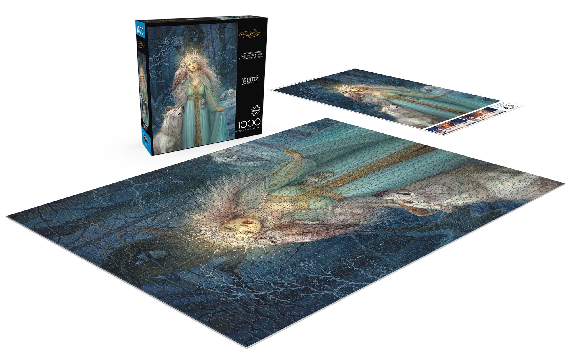 Buffalo Games The Snow Queen 1000-Piece 26.75 x 19.75-Inch Interlocking Jigsaw Puzzle for Adults Ages 14+