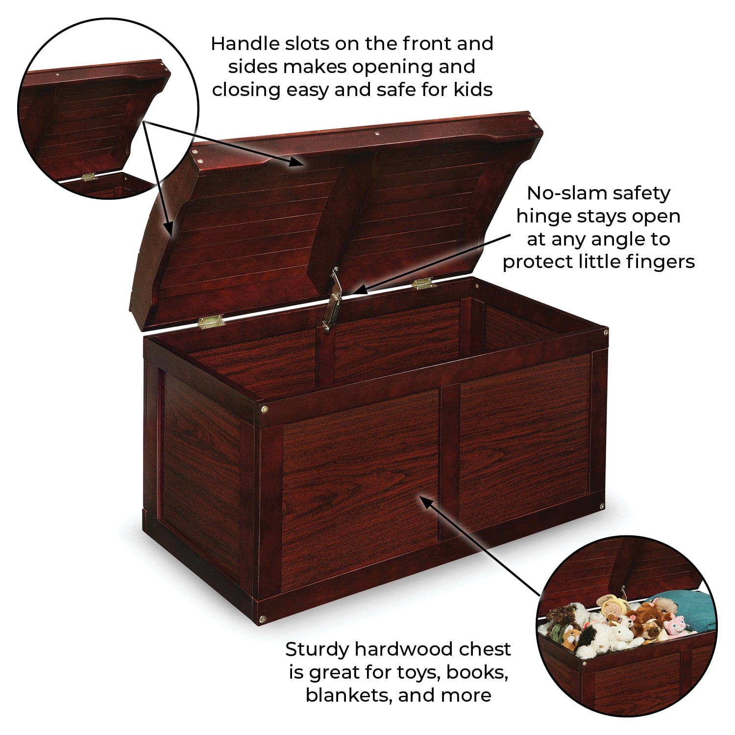 Cherry wood toy sales box