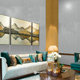 thumbnail image 3 of Papel Tapiz tipo Vetas Gris Claro Panel decorativo 9.5m largo x 0.53m ancho, 3 of 5