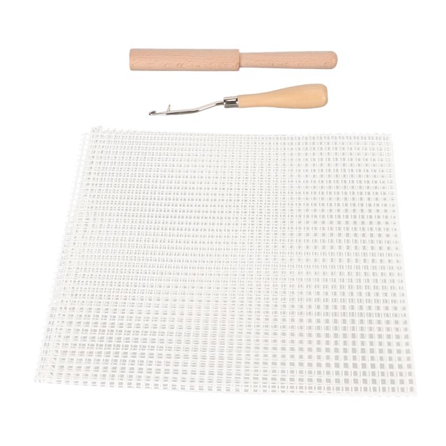 DIY Latch Hook Crafts,Latch Hook Tool Kit Latch Hook Tool Kit Blank Rug Hooking Mesh Kit High Capacity