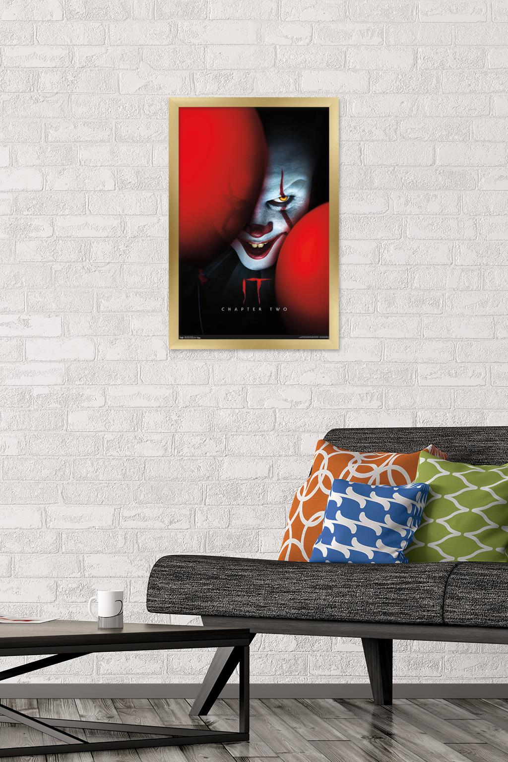 IT Chapter 2 - Balloons Wall Poster, 14.725" x 22.375", Framed