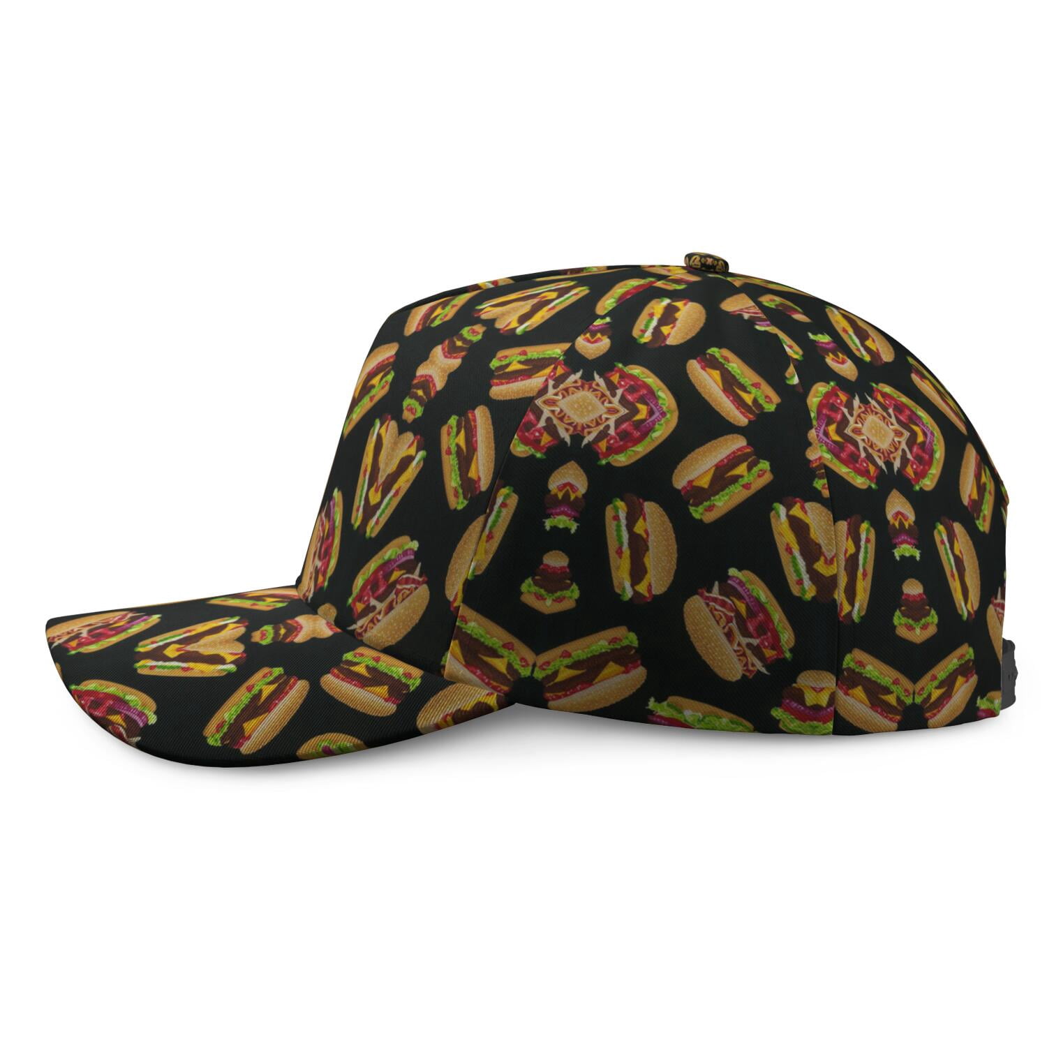 Fast Food Junk Food Hamburger Burger Sandwich Baseball Cap
