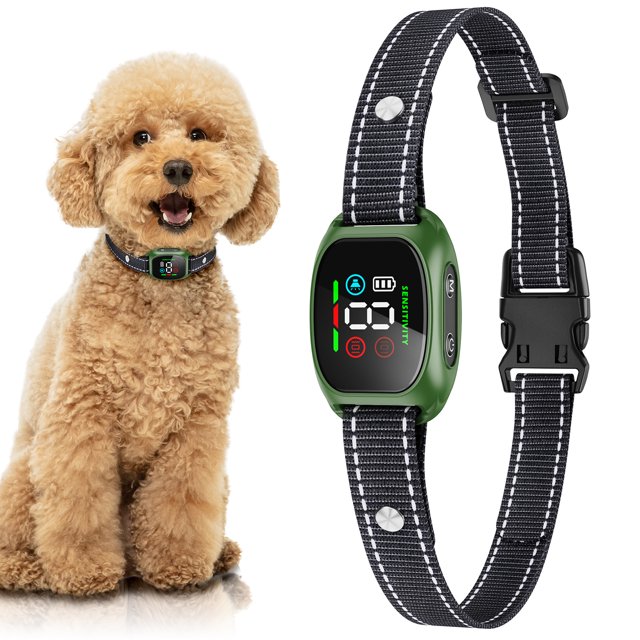 Anti Barking Collar for Small Dogs 5-18lbs, Waterproof No Shock Vibration Training Collar, 8 Sensitivity Levels with Beep(xxw)