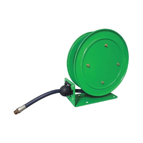Speedaire Spring Return Hose Reel,1/4" MNPT,25 ft 437J24