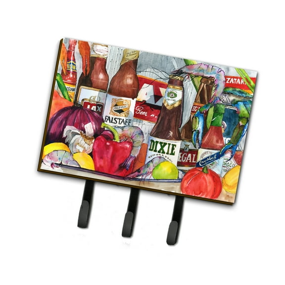 Carolines Treasures 1017TH68 Orleans Beers and Spices Leash or Key Holder Triple multicolor