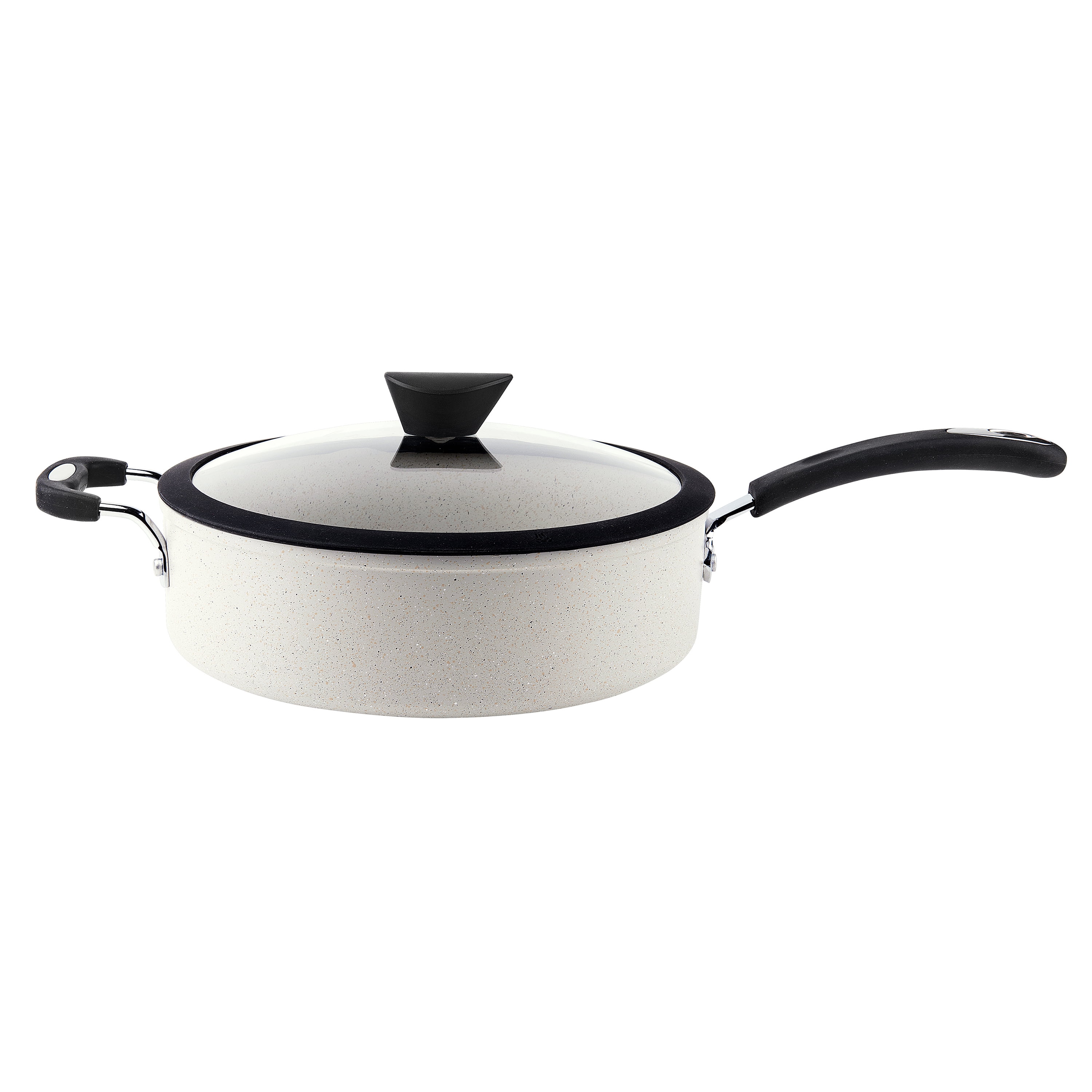 The All-In-One Stone Saucepan and Cooking Pot by Ozeri -- 100% APEO, GenX,  PFBS, PFOS, PFOA,, 3.0 L (3.2 Quart) - Food 4 Less