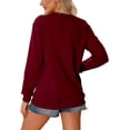 thumbnail image 4 of GVABRLN la Vie Est Meilleure avec Mes Garçons Chandail en Molleton Femmes Maman Vie Col Rond Manches Longues T-Shirts Graphiques Maman Maman Pull Tops, 4 of 5