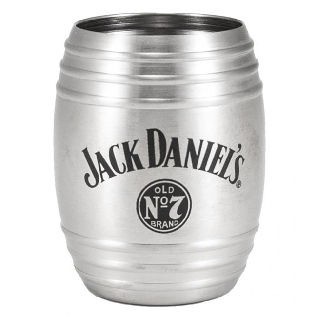 Jack Daniels 803080 Jack Daniels Metal Barrel Shot Glass 3 oz