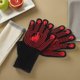 thumbnail image 2 of 1 Pair BBQ Gloves: Heat Resistant 500C/932F Fireproof Insulated Gloves - Non-slip Grilling Oven Mitts for Baking Cooking Microwave, 2 of 3