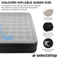thumbnail image 4 of Colchón Inflable Queen Size + Bomba Inflable Cama Resistente, 4 of 6