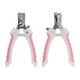thumbnail image 5 of 1 Pc Cortauñas Duradero con Mango Recto para Perro y Gato 4.72"x2.76" Rosa Blanco, 5 of 6