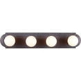 thumbnail image 2 of Volume Lighting 1124-33 24" Width 4 Light Bathroom Vanity Strip - Nickel, 2 of 4