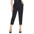 thumbnail image 1 of Pantalón Mujer 3/4 Pinzas Moda Casual Formal Cintura Alta Negro Cómodo Básico Corte Recto 330741 negro M INCÃGNITA 330741, 1 of 5