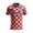 Red, variant on 2026 Soccer Cup Fan Jersey for Men, V-Neck Short Sleeve T-Shirt with National Team Graphic, Soft Cotton Blend Athletic Top, 1 PC Blue L