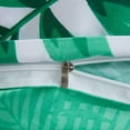 thumbnail image 6 of Bedding Microfiber Duvet Cover Green Leaves with pillowcases Queen, 6 of 7