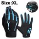thumbnail image 2 of Guantes de ciclismo para bicicleta de montaña, protección completa con los dedos para hombres y mujeres, pantalla táctil, guantes para bicicleta de carretera, para correr y conducir, deportes al aire Afortunado Sencillez, 2 of 5