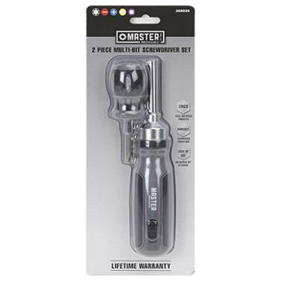 Master Mechanic GSTV20200314 14-In-1 Ratcheting Screwdriver   Stubby Driver - Quantity 4