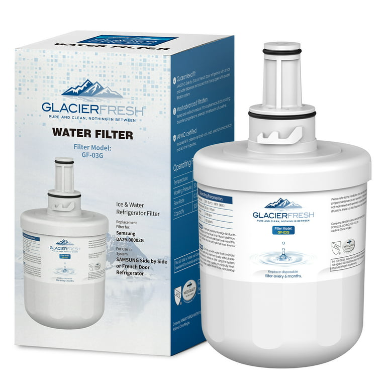 GLACIER FRESH Replacement for P4INKFILTR Ice Maker Water Filter, 2 Pack 