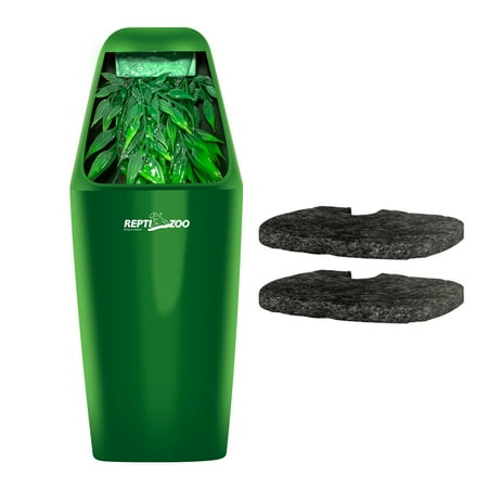 REPTIZOO Automatic Reptile Dripper, Reptile Drinking Fountain Water Dispenser for Chameleon