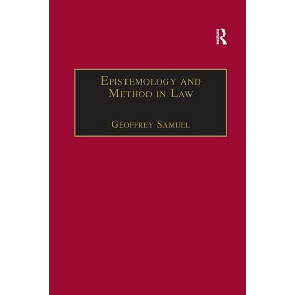 Applied Legal Philosophy Epistemology and Method in Law, (Paperback)
