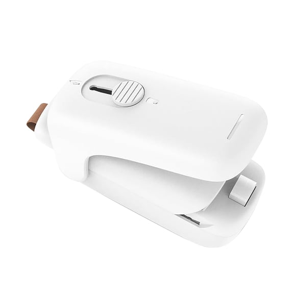 Portable Mini Bag Sealer Handheld Heat Vacuum Sealer 2 In 1 Cutter with Lanyard for Food Storage and Snack Freshness Enhancer