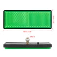 thumbnail image 2 of Unique Bargains 6 Pair 5mm-6mm Green Rectangle Universal Screw Mount Reflective Warning Reflector for Motorcycle Bicycle, 2 of 5