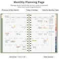 thumbnail image 3 of JUOJUOMHQ 2026-2027 Monthly Planner Medium Size 5.7" x 8.3" Agenda Calendar, 3 of 9