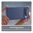 thumbnail image 5 of Rosebono Compatible With Google Pixel 9 / Pixel 9 Pro Carbon Fiber Texture Pattern TPU Case (Navy), 5 of 5