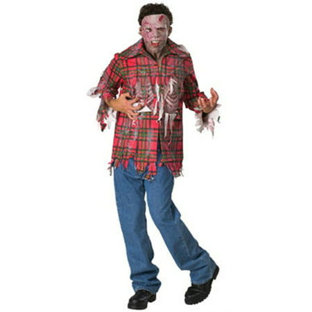Adult Dawn of the Dead Plaid Boy Zombie Costume