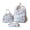 Blue, variant on Girls Backpack Set Cute Bow Dot Print School Bookbag with Lunch Bag and Pencil Case Travel Casual Daypacks