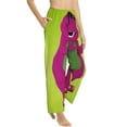 thumbnail image 2 of Barney And Friends Women's Pajama Pants, Comfy All Over Print Lounge Pants Casual Sleepwear with Pockets & Drawstring, 2 of 8