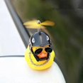 thumbnail image 3 of Lindo patito amarillo con casco y hélice, pato rompevientos, decoración interior, adornos para coche, accesorios, juguete para niños, estrella blanca B, 3 of 5