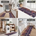 thumbnail image 5 of Purple Boho Tribal Floral and Mandalas Pattern Kitchen Rugs Sets Of 3,Kitchen Runner Rugs Non Skid Washable,Decorative Kitchen Floor Mats for Kitchen,Sink,Laundry,17"x30"+ 17"x47" + 17"x59", 5 of 6