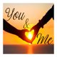 thumbnail image 2 of Cuadros Decorativos Kit de pintura de diamante 5D Sunset Love Hands Full Round Drill Rhinestone DIY Arts Tmvgtek embutido en tela, 2 of 9