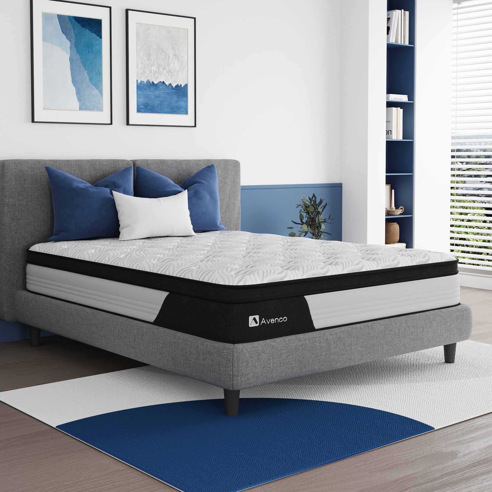 Avenco Classic 10'' Medium-Firm Hybrid Mattress, Full Size