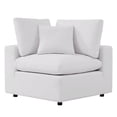 thumbnail image 3 of Modular Lounge Sectional Deep Sofa Set, White, Fabric, Modern Contemporary, Outdoor Patio Balcony Cafe Bistro Garden Furniture Hotel Hospitality, 3 of 10