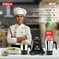 thumbnail image 3 of Vidiem ROC 1200W Commercial Blender Mixer, 110V, Stainless Steel Blades and Jars for Commercial Kitchen Use, 3 of 7