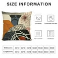 thumbnail image 5 of Qinduosi Abstract Art Throw Pillow Covers Colorful Boho Aesthetic Floral Geometric Minimalist Pillow Covers for Couch Outdoor Decor White, 5 of 5