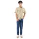 thumbnail image 5 of Jeans Straight Para Hombre con Cinco Bolsillos y Costuras Marcadas Quarry, 5 of 5