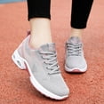 thumbnail image 2 of Womens Work Sneakers Wide Toe Box Shoes Women Air Cushion Running Shoes Extra Wide Width Sneakers Walking Shoes, 2 of 8