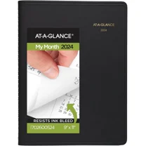 At-A-Glance 2024 Monthly Planner, 9" X 11", Large, 15 Months, Black