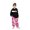 Black, variant on HXWCHs Kids Boys Girls Sweatsuit Set 2 Piece Long Sleeve Pullover and Soft Track Pants Print Warm Tracksuit with Pockets Size: 11-12 Years Grey