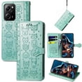 thumbnail image 2 of Funda Cartera FOXDOCK para XIAOMI POCO X5 Pro , Flip PU con Relieve de Gatos y Perros, Tarjetero y Soporte, 2 of 6
