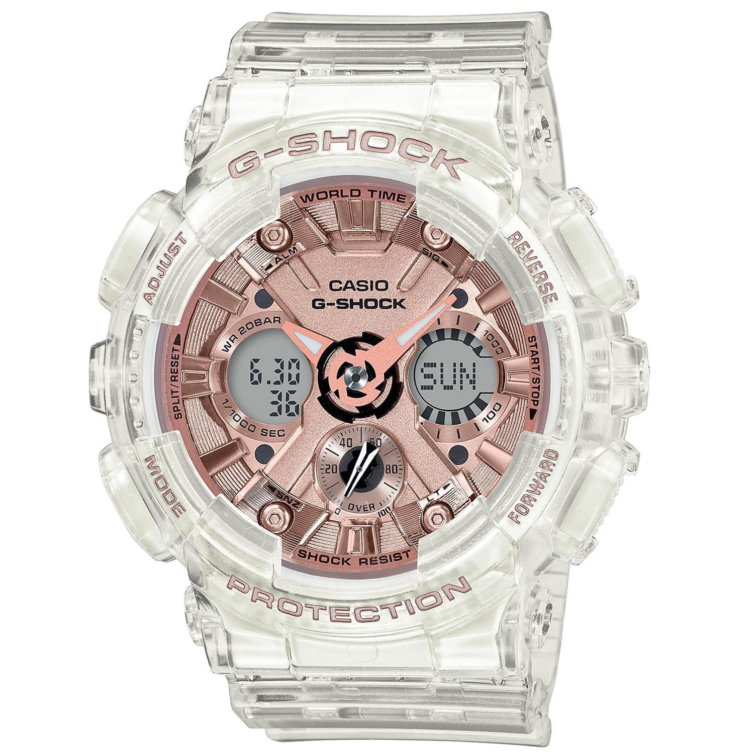 Casio G-Shock GMA-S110SR-7A Ladies Watch, Quartz Analog
